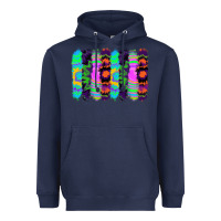 Navy tie dye brushstrokes Heavyweight Hoodie - RanaPortraitStore