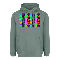 Sage tie dye brushstrokes Heavyweight Hoodie - RanaPortraitStore