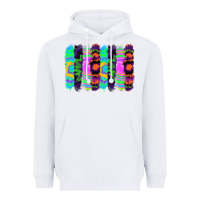 White tie dye brushstrokes Heavyweight Hoodie - RanaPortraitStore