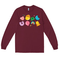 Burgundy st patrick's lucky charms Long Sleeve Tee - Artiststas