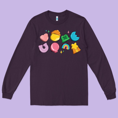 St Patrick's Lucky Charms Long Sleeve Tee Designed By Artiststas