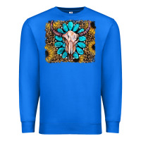 True Royal leopard sunflowers and gemstone skull Premium Sweatshirt - RanaPortraitStore