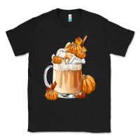 Black Fall Coffee Classic Tee - FaDigitalArtStudio