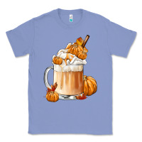 Colony Blue Fall Coffee Classic Tee - FaDigitalArtStudio