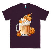 Plum Fall Coffee Classic Tee - FaDigitalArtStudio