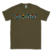Army Green granny cowhide sunflower Classic Tee - Jasminsmagicworld