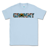 Dusty Blue granny cowhide sunflower Classic Tee - Jasminsmagicworld