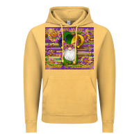 Vintage Mustard mardi gras gnomes mask serape sunflowers Vintage Hoodie - Artiststas