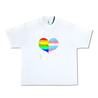 White proud ally lgbt rainbow heart gay pride month Urban Heavy Tee - linhVisuals