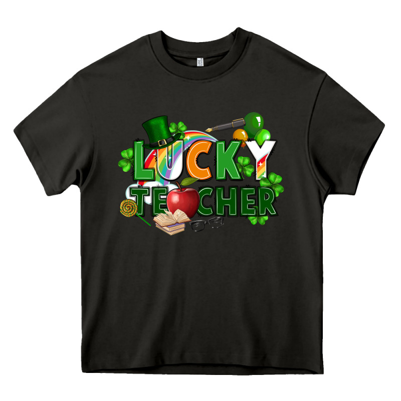 Lucky Teacher St. Patricks Day Heavy Core Tee by FaDigitalArtStudio | Teevron