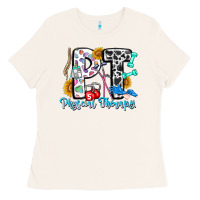 Bone pt therapy Ladies Tee - CowhideDigitalArt