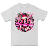 Dove Grey pink merry christmas Premium Tee - FaDigitalArtStudio