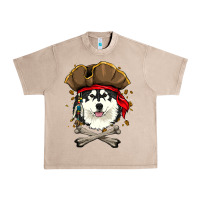 French Oak alaskan malamute pirate dog halloween Urban Heavy Tee - linhVisuals