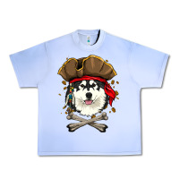 Grape Ice alaskan malamute pirate dog halloween Urban Heavy Tee - linhVisuals