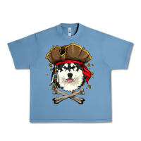 Pebble Blue alaskan malamute pirate dog halloween Urban Heavy Tee - linhVisuals