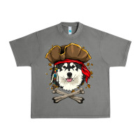 Tornado alaskan malamute pirate dog halloween Urban Heavy Tee - linhVisuals