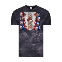 Cloud Black Baseball Mom Vintage Tee - CowhideDigitalArt