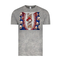 Cloud Rock Baseball Mom Vintage Tee - CowhideDigitalArt