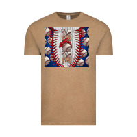 Vintage Coffee Baseball Mom Vintage Tee - CowhideDigitalArt