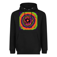 Black halloween tie  dye pattern Heavyweight Hoodie - RanaPortraitStore