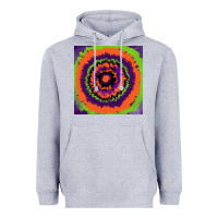 Heather Grey halloween tie  dye pattern Heavyweight Hoodie - RanaPortraitStore