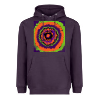 Plum halloween tie  dye pattern Heavyweight Hoodie - RanaPortraitStore