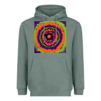 Sage halloween tie  dye pattern Heavyweight Hoodie - RanaPortraitStore