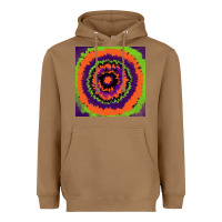 Toasted Coconut halloween tie  dye pattern Heavyweight Hoodie - RanaPortraitStore