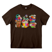 Chocolate Brown hippie coffee cups bbs Heavy Core Tee - BundleAndBundleShop