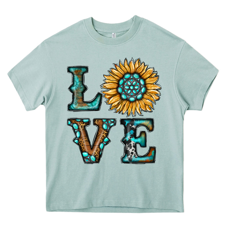 Sunflower Love Heavy Core Tee by RanaPortraitStore | Teevron