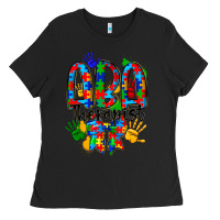 Black aba therapist Ladies Tee - CowhideDigitalArt
