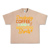 Burro drinking coffee watching birds funny Urban Heavy Tee - linhVisuals