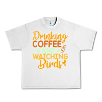 Lunar Rock drinking coffee watching birds funny Urban Heavy Tee - linhVisuals