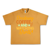 Peanut Butter drinking coffee watching birds funny Urban Heavy Tee - linhVisuals