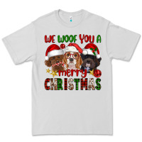Dove Grey We Woof You A Merry Christmas Premium Tee - FaDigitalArtStudio