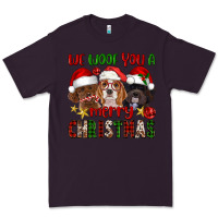 Plum We Woof You A Merry Christmas Premium Tee - FaDigitalArtStudio