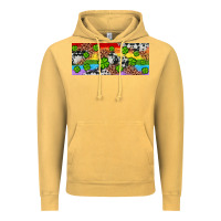 Vintage Mustard Western St. Patrick's Day Shamrock Rainbow Vintage Hoodie - Artiststas