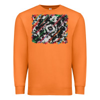 Carrot cowhide and serape background Premium Sweatshirt - RanaPortraitStore
