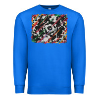 True Royal cowhide and serape background Premium Sweatshirt - RanaPortraitStore