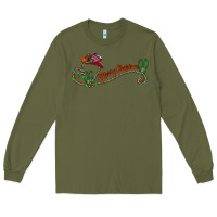 Army Green merry christmas western Long Sleeve Tee - CowhideDigitalArt