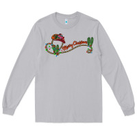 Moon Dust merry christmas western Long Sleeve Tee - CowhideDigitalArt