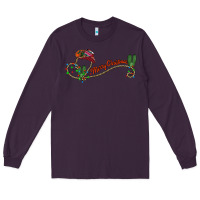 Plum merry christmas western Long Sleeve Tee - CowhideDigitalArt