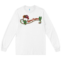 White merry christmas western Long Sleeve Tee - CowhideDigitalArt