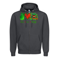 Smoke Peace Love Frogs Zipper Hoodie - Jasminsmagicworld