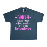 Midnight Navy nana because i'm way too cool Urban Heavy Tee - linhVisuals