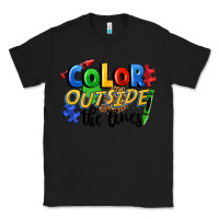Black Color outside the lines Classic Tee - FaDigitalArtStudio