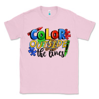 Bubblegum Pink Color outside the lines Classic Tee - FaDigitalArtStudio