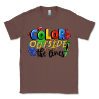 Chestnut Color outside the lines Classic Tee - FaDigitalArtStudio