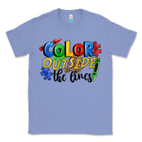 Colony Blue Color outside the lines Classic Tee - FaDigitalArtStudio