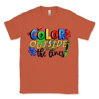 Copper Color outside the lines Classic Tee - FaDigitalArtStudio